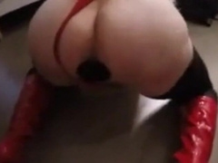 Crossdresser Trav Gives Dt and Gets Smacked