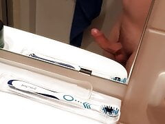 Teasing in the bathroom