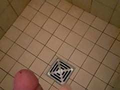 Cum in work shower