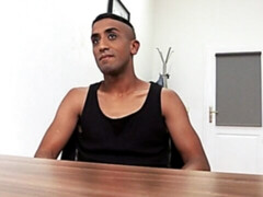 Exotic guy getting fucked in a casting porno movie