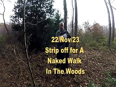 Out For A Naked Walk In The Woods