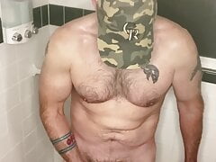 Muscle Bear Post Gym Workout Shower Jacking