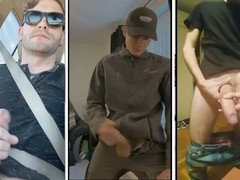 Gay-porn, gay-masturbation, outdoor