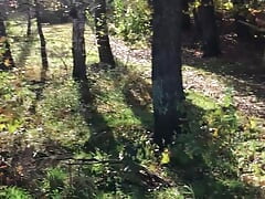 Naked in the forest !