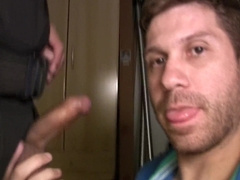 Fellating a police officer