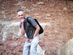 Masturbation in an abandoned factory - Roman Gisych