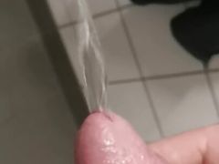 Wank and Piss on Toilet