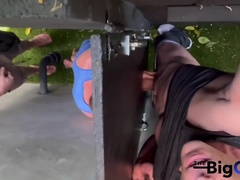 Travis Dyson - First Vid Using The New Gloryhole Jared Blow