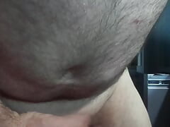 Filling condom with hot, ready to be tasted