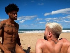 summer beach anal break