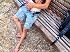 Alexgay and Archirusik play outdoors