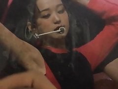 i cum on izone jang wonyoung armpit 3x and face 1 + piss