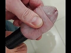 Cock stuck in tube