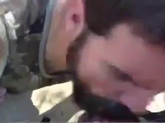 Daddy gives a facial in the woods 3