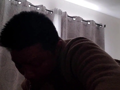 TATTED HETEROSEXUAL BLACK FED ME WITH HIS JIZZ