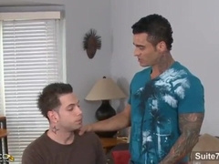 Insane Inked Married Dude Gets Nailed By A Homo