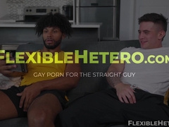 Trevor Brooks crams his caboose with Tony Genius big black cock