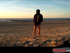 Bare at the beach