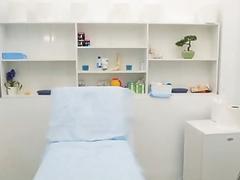 Alternative medicine doctor gives his patient a special dose of medication