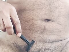 INDIAN SLUT HUNTER - EPISODE 10 : HUGE MILKY WAY CUMSHOT BY THE HOTTEST INDIAN GUY AFTER SHAVE THE DICK HAIR AND SMOKE CIGARETTE