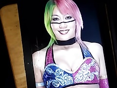 WWE Asuka Cumtribute