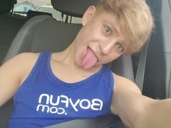 Reality, blonde, gay twink