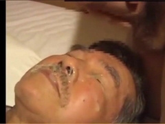 mustache japanese elderly boy