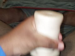 Fucking the hell out of the fleshlight