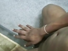 Horny Gay Gangsta Masturbates Ebony Cock