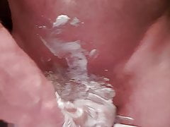 Shaving, washing, masturbating