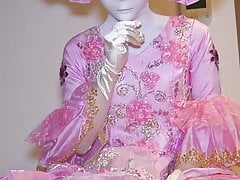 zentai+dressgown masturbation
