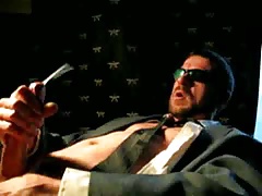 Jerking and cumming in suits