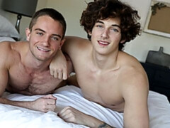 Logan Piper and Randy Reno take facials and fuck anally