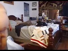 grandpa stroke on webcam