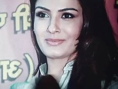 MY BF GIVES RAVEENA TANDON CUM TRIBUTES HE LIKE HER
