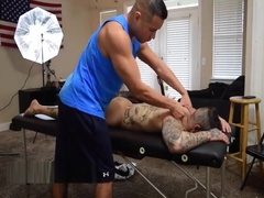 Michael Hoffman Gets a Nude Rub Down Massage