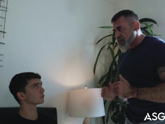 DILF Lawson James Receives Bare Texts From Lad Sonnie - DisruptiveFilms