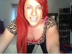 Hot crossdresser with nylons 3