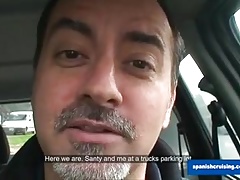 Trucker Barebacking in Rest Area