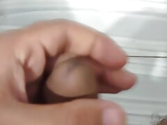 Big cock masturbation and cumming like horse