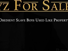 Submissive Jack Waters enduring Tyler Saints fucking until anal creampie