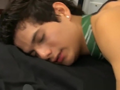 Mike Manchester invites Giovanni Lovell over for an ass fuck