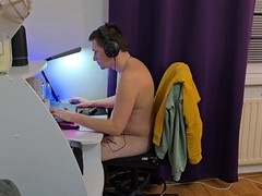 Solo video featuring hairy guy Fap_man93 getting undressed