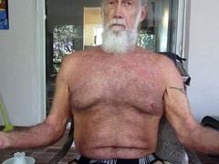 Shaves Beard and Fucks Hole Solo