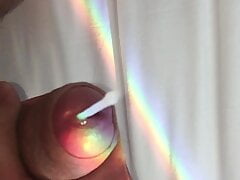 Slow motion cum shot