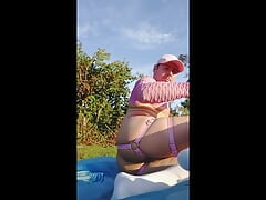 Gay Boy cum Outdoor at the Highway parking area