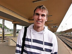 Subtitles help you understand the action of this perverted twink