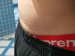 Johnholmesjunior CAUGHT wanking hefty chisel in active vancouver park douche real risky