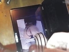 Cum Trubute from a caged cock by cumfetishSTE
