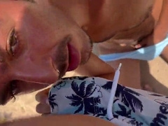 my boyfriend and I got naughty at the beach, got caught but completed up at home